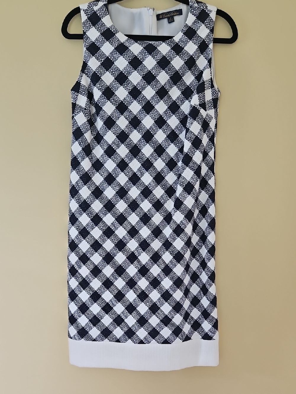 Brooks Brothers | Navy Buffalo Check Dress Sz 2